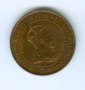 CANADA 1904 LARGE CENT--RED AND BROWN UNCIRCULATED - Picture 1 of 2