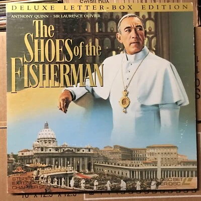 The Shoes of the Fisherman (Laserdisc) ANTHONY QUINN SIR LAURENCE OLIVIER 2 DISC Foto 1 de 2