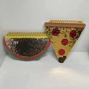 bullseye playground sequence taco and pepperoni pizza blank notepad sketch - Picture 1 of 5