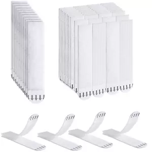 Ainiv 32-Pairs(64 Strips) Large Picture Hanging Strips Heavy Duty, Adhesive Hook - Picture 1 of 14