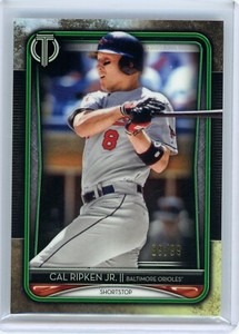 2020 Topps Tribute Cal Ripken Jr Orioles HOF'er Green Parallel #89/99! SHARP!