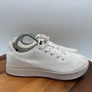 Nobull Super Fabric Shoes Mens 9 White Running Athletic Sneakers Trainers - Picture 1 of 10