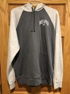 Under Armour Men's UA Rival Hoodie Sweatshirt Grey Colorblock Size - Large NWT - Picture 1 of 6