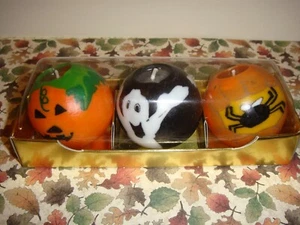 Velas miniatura de Halloween calabaza fantasma y araña - Imagen 1 de 3
