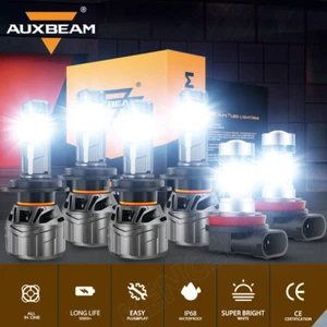 AUXBEAM Canbus LED Headlight 6500K High Low Fog Light For Smart Fortwo 2008-2015 - Picture 1 of 12