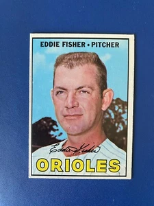 1967 Topps EDDIE FISHER #434 Baltimore Orioles Baseball Vintage Card - Picture 1 of 7