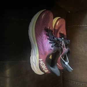 Hoka One One Clifton 8 1119394 BGIR Rose Running Shoes Women’s Size 5 D - Picture 1 of 6