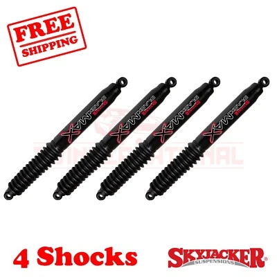 61-93 Dodge Ramcharger 4WD 1.5-3" Fr 0-3.5" Rear Lift Skyjacker Black MAX Shocks - Imagem 1 de 4