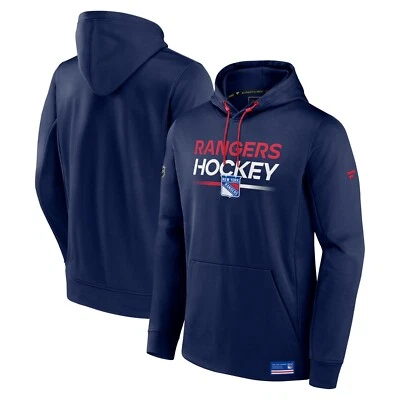 FANATICS NHL New York Rangers Hoody Poly Fleece POH Authentic Performance hooded Sweater
