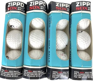 Zippo SDX Golf Balls 4 Sleeves Northwest Motor Welding Numbered 1 - 4 NOS - Picture 1 of 3