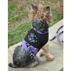 Spooky-Cute Dog Harness by Doggie Design with Matching Leash - Picture 1 of 4