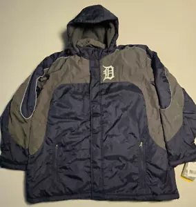 Men's G-III Sports by Carl Banks Navy Detroit Tigers Insulated Jacket 3 in 1 NOS - Picture 1 of 16