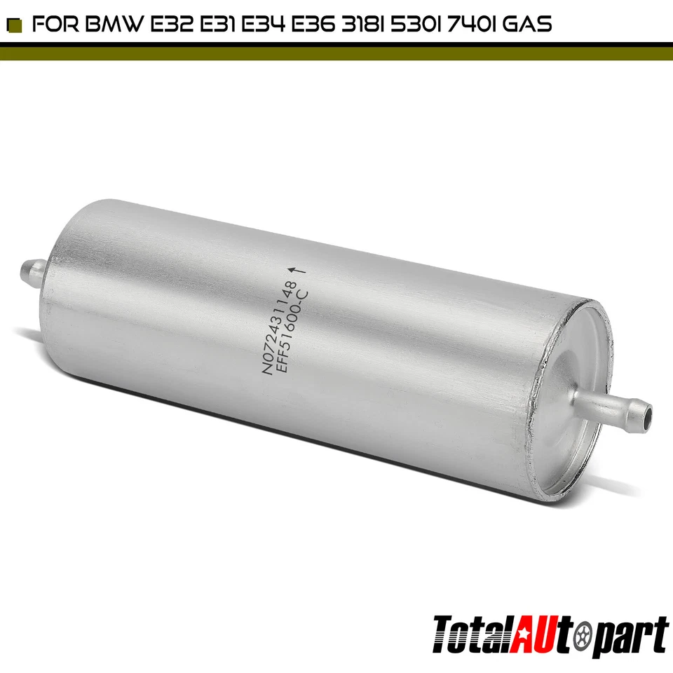 Filtro de combustible para BMW 318i 318is 530i 540i 740iL 750iL 840Ci 850Ci 850CSi GAS Foto 1 de 4
