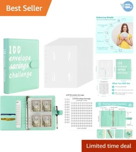 Elegant Savings Challenge Book: Save $5,050 with 100 Waterproof Cash Envelopes - Picture 1 of 8
