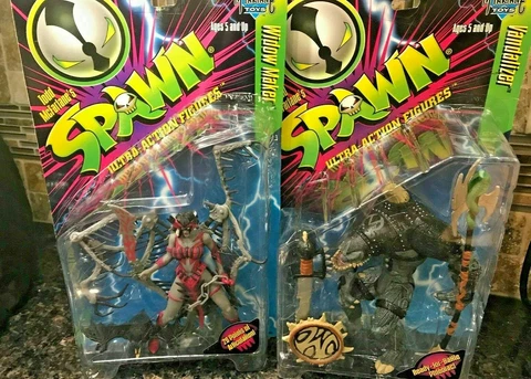 New 1996 Todd McFarlane's Spawn Ultra-Action Figures Series 5 - Card on Back Cover