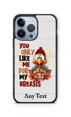 Funny Turkey Thanksgiving Fall Season Phone Case For iPhone Samsung Google - Image 1 of 4