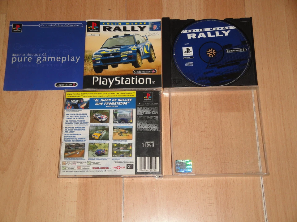 COLIN McRAE RALLY 1 DE CODEMASTERS PARA LA SONY PLAY STATION 1 PS1 BUEN ESTADO - Imagen 1 de 1