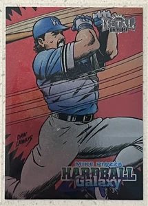 1998 SkyBox Metal Universe Hardball Galaxy Mike Piazza #212 - Picture 1 of 2