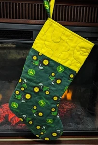 John Deere Tractor Christmas Stocking - Picture 1 of 1