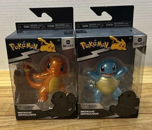Pokémon Select Series Metallic Figures - Series 1 - Charmander & Squirtle - Picture 1 of 7