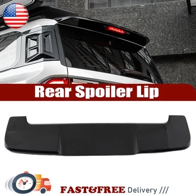 Rear Spoiler Lip w/Brake Light For Toyota Land Cruiser LC250 2024 2025 Black US. - Imagem 1 de 4