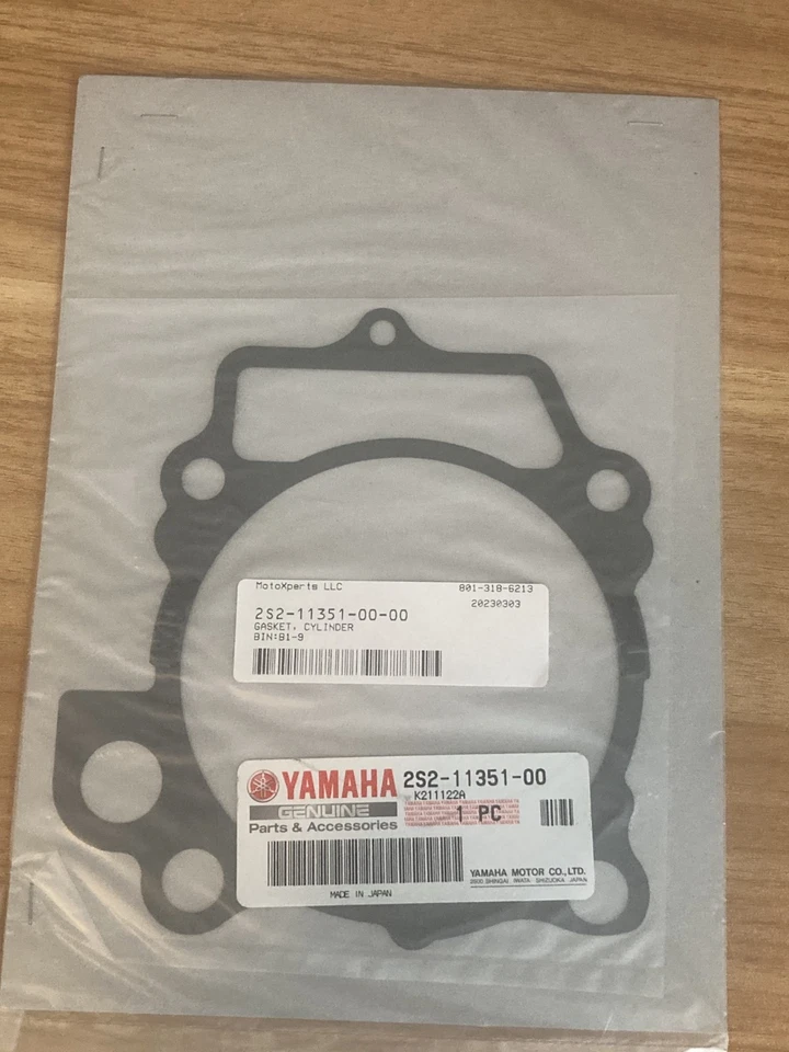 Junta de cilindro Yamaha #2S2-11351-00 YZ450F 2006-2009 WR450F 2009-2015 Foto 1 de 1