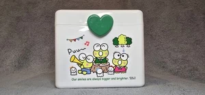 Vintage 1988 Sanrio Keroppi Storage Container 2 Tier 6x 6x7 Square - Picture 1 of 15