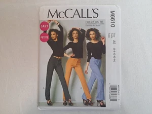 McCall's Pattern - Misses'/Miss Petite Jeans (6-14) #M6610 - Uncut - Picture 1 of 6