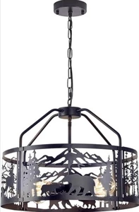 Bauernhaus rustikale Deckenleuchte - Bild 1 von 5