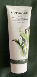 Protector solar Dermaka Broad Spectrum FPS 42 sin tintar - 3,4 fl oz - Imagen 1 de 4