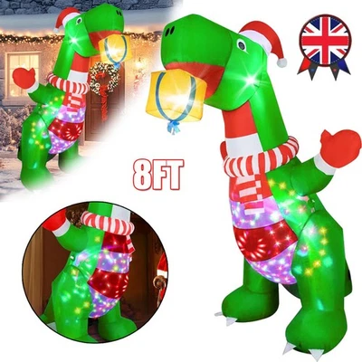 Christmas Inflatable Outdoor Indoor Decoration with Built-in LED Lights, Blow Up - Image 1 of 4