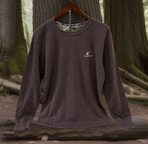 Mossy Oak®️ Thermal Tri-Blend Waffle Long Sleeve Relaxed Shirt ~ Men’s Size M - Picture 1 of 18