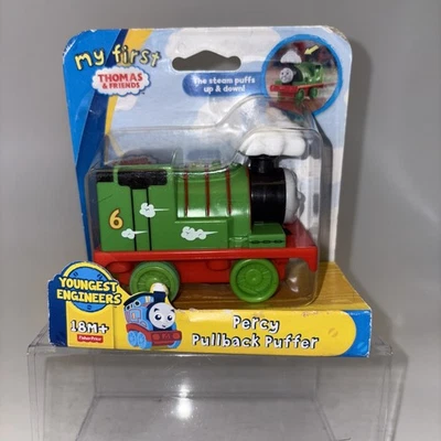 Fisher Price My First Thomas & Friends Percy Pullback Puffer Nuevo Leer Foto 1 de 2