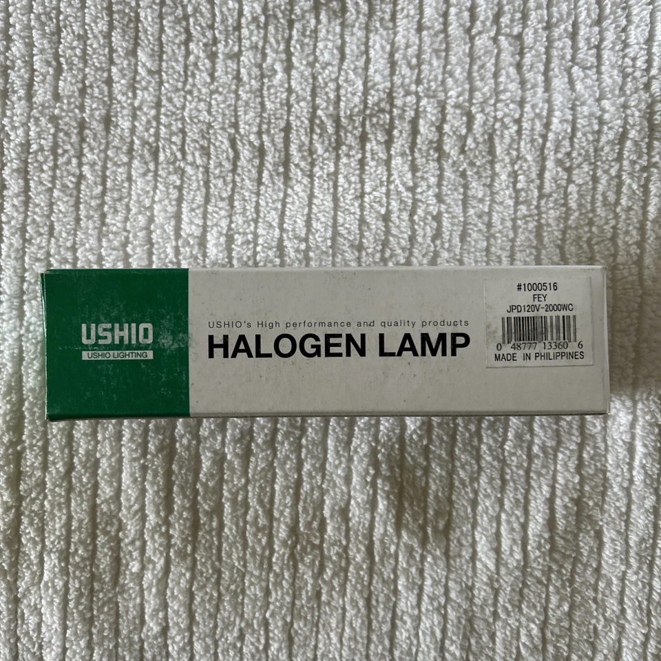 Ushio Studio/Set Halogen Lamp/Bulb JPD120V-2000W FEY - Image 1 of 4