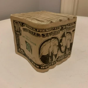 Vintage 80er Jahre Wad of Cash Konvolut Geld Keramik Bank  - Bild 1 von 11