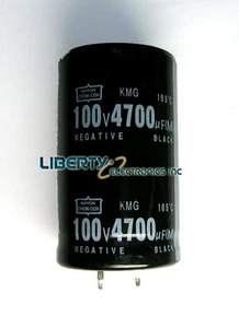 NEW 4700 uF 100V ELECTROLYTIC CAPACITOR 45x30mm - Photo 1 sur 1