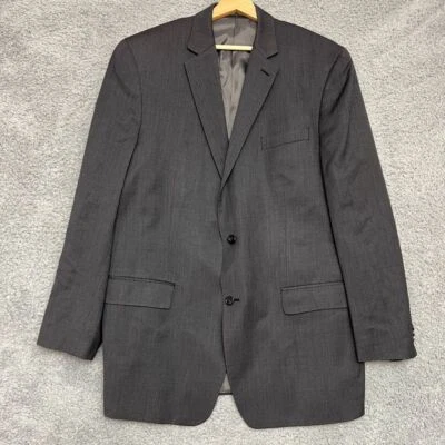 Michael Kors Sport Coat Mens 46L 100% Wool Charcoal Classic Casual Office Career - Image 1 of 4