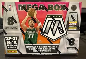 2020-21 Mosaic NBA Basketball Mega Box - Reactive Yellow Prizms - Bild 1 von 4