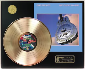 Dire Straits - Brothers In Arm Gold LP Record Plaque Display - Picture 1 of 3
