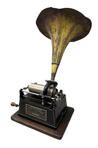 Edison Gem Phonograph, reproducer in case - Foto 1 di 18