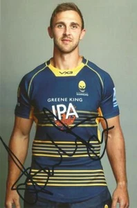WORCESTER WARRIORS RUGBY UNION: ASHLEY BECK SIGNED 6x4 PORTRAIT PHOTO+COA - Picture 1 of 1