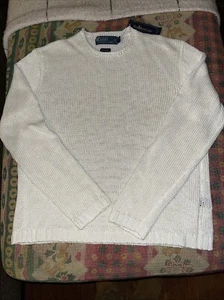 Polo Ralph Lauren Men’s 100% Linen Pullover Sweater Small NWT - Picture 1 of 6