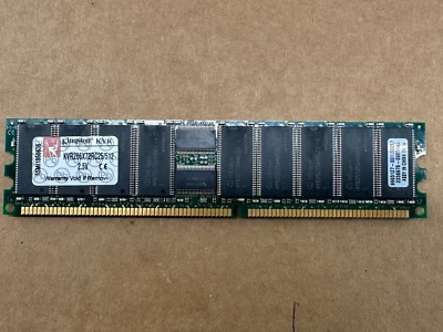 Kingston KVR266X72RC25/512 512MB DDR 266MT/s ECC Registered DIMM - Image 1 of 2