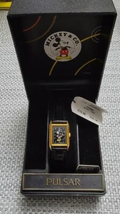 Vintage Pulsar Minnie Mouse V810-5570 Gold Plated Quartz Ladies Watch - Picture 1 of 7