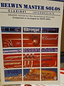 Belwin Master Solos, Volume 1 (Clarinet) Intermediate  - Picture 1 of 1