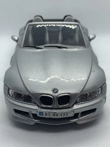 BBurago BMW M Roadster Silver Die Cast Model Car 1:24 Scale Made In Italy 1 - Bild 1 von 12