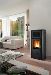 STUFA A PELLET 9.5kw RED mod PRIMULA air. Poêle à granulés RED MCZ - Foto 1 di 1