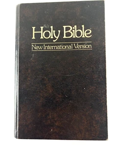 Vintage 1978 Holy Bible New International Version Hardcover Brown Zondervan - Imagen 1 de 11