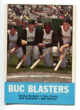 Buc Blasters 1963 Topps #18 Clemente Skinner Burgess Stuart Ex 17918