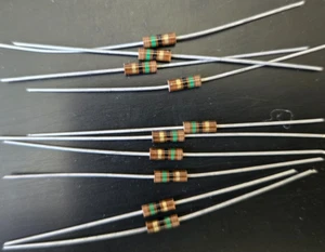 10pcs 15 ohm 1/4W 5% Metal Film Precision Axial Resistors ~ NEW ~ - Picture 1 of 1